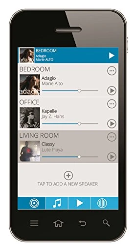 WiFi Home Audio Speaker with Amazon Alexa Voice Service, Stream Music, Built-in Intercom, Sync up to 8 Speakers — Smart Speaker, Jam Audio