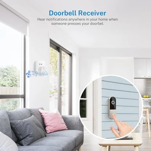Wireless WiFi Smart Video Doorbell Camera with Receiver — Video Doorbell, SearByte