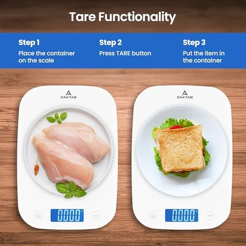 Digital Kitchen Food Scale — Smart Scale, ZAKTAB