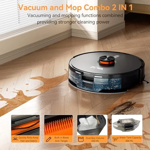 Robot Vacuum and Mop Combo — Robot Vacuum, ZCWA