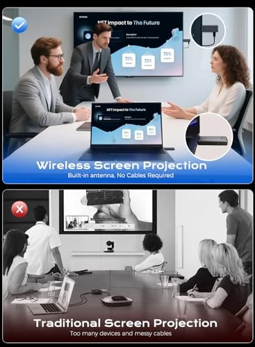 Upgraded Wireless HDMI Transmitter and Receiver, YVQ