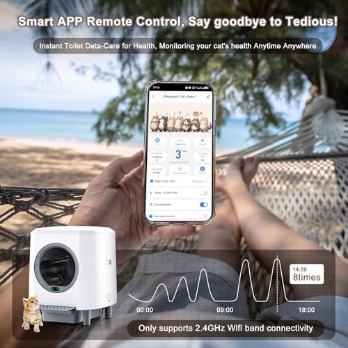 Automatic Litter Box — Self-Cleaning Litter Box, Ellenpent