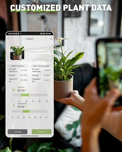 Bluetooth Soil Moisture and Air Temperature Meter — Soil Moisture Sensor, RainPoint