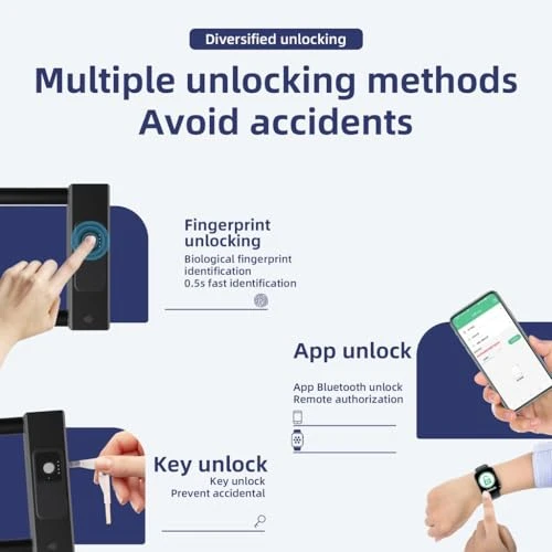 Fingerprint Bike U-Lock with Cable — Smart Lock, eLinkSmart