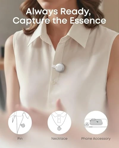 Portable AI Voice Recorder and Note Taker — Translator Device, Soundcore