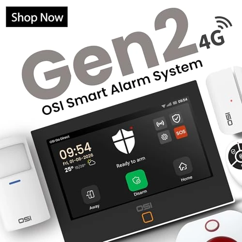 Alarm System for Home Security — Security Monitoring, OSI