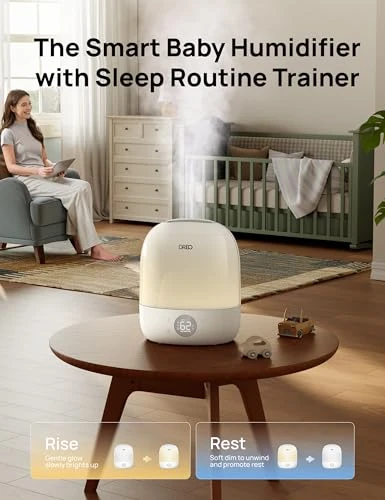 Cool Mist Humidifier with RGB Night Light and Sleep Trainer — Humidifier, Dreo