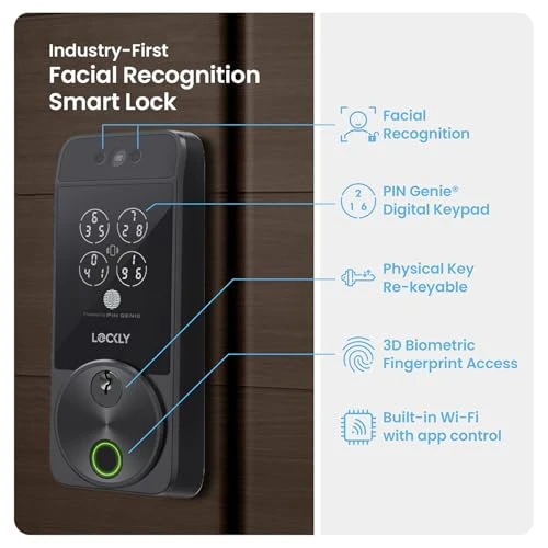 Smart Lock with Facial Recognition and Fingerprint Keyless Entry — Smart Lock, Lockly