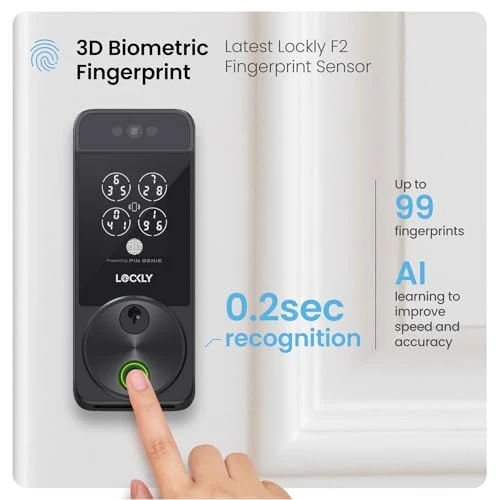 Smart Lock with Facial Recognition and Fingerprint Keyless Entry — Smart Lock, Lockly