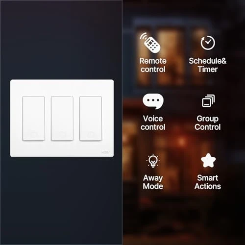 Smart Single Pole Light Switch — Smart Switch, MOES
