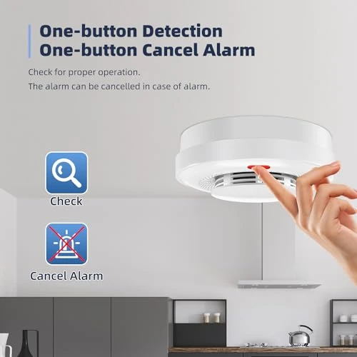Smart Smoke Detector Fire Alarm, Gaoducash