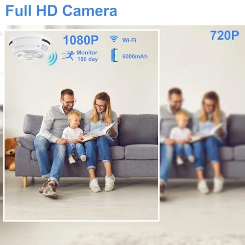 Smoke Detector Camera, NUNET