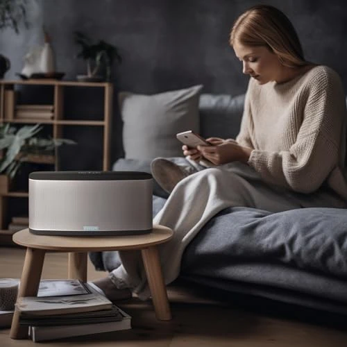 Upgraded Stadium Wi-Fi Bluetooth Smart Hi-Fi Speaker with Alexa Built-in — Smart Speaker, RIVA