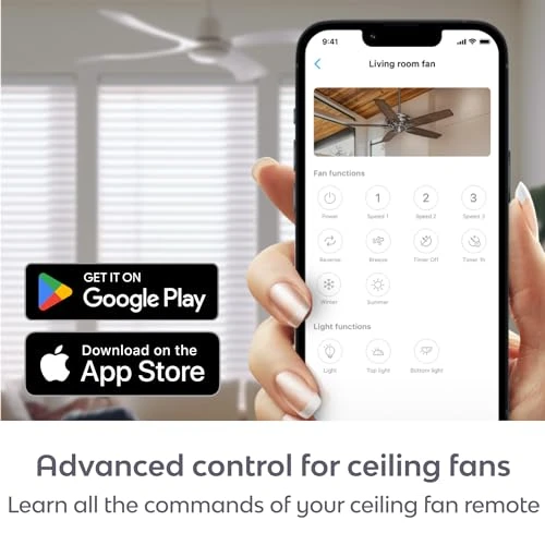 Wi-Fi Bridge for Ceiling Fans, Fireplaces, and Motorized Shades — Smart Home Hub, BOND