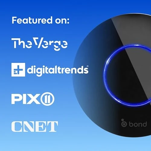 Wi-Fi Bridge for Ceiling Fans, Fireplaces, and Motorized Shades — Smart Home Hub, BOND