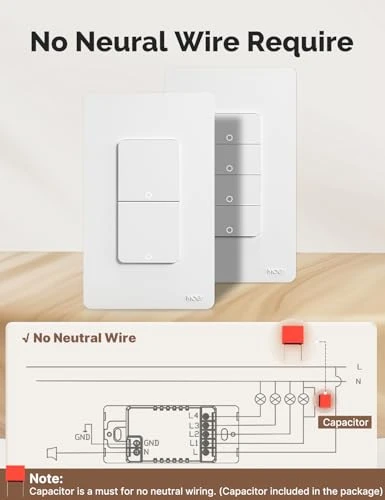 WiFi Smart Light Switch — Smart Switch, MOES