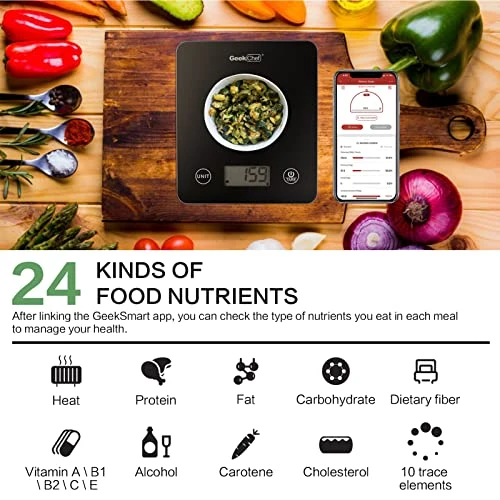 Digital Scale with App — Smart Scale, Geek Chef