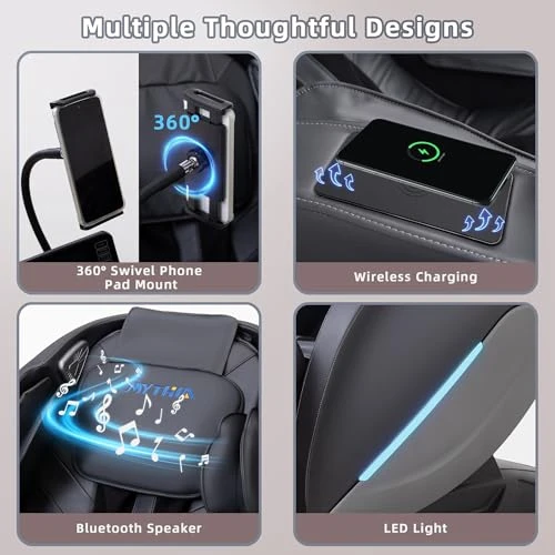 Massage Chair, Full Body Zero Gravity Recliner — Massage Chairs, MYTHIA