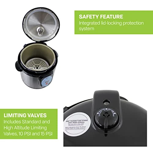 Smart Electric Pressure Cooker and Canner — Multicooker, NESCO