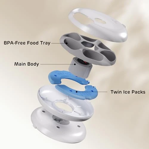 Donut Frost WiFi 6 Meal Automatic Pet Dispenser — Automatic Pet Feeder, iPettie