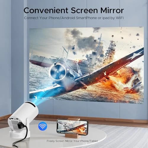 Mini Projector with WiFi and Bluetooth, Smart Portable Movie Projector 4K Support — Smart Projector, CAMWORLD
