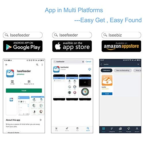 Pet Camera Treat Dispenser, Iseebiz