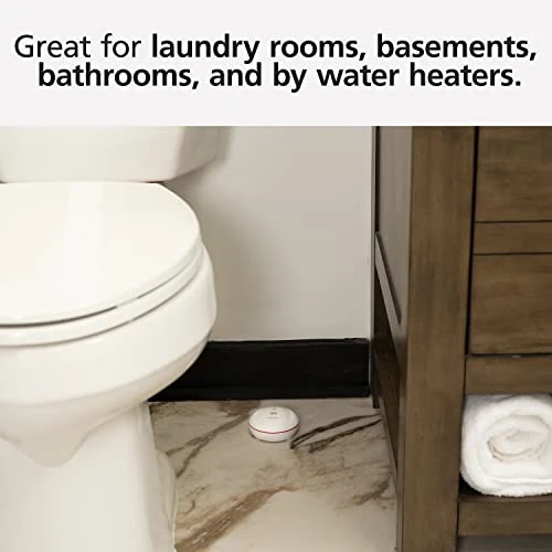 WiFi Water Leak Detector & Freeze Alarm, Kidde