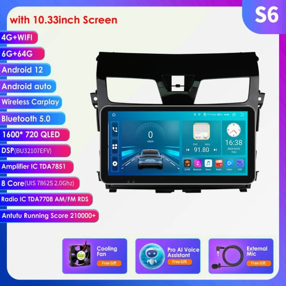 Carplay 4G-LTE 2Din Android Automotive Radio — Car Infotainment System, Hizpo