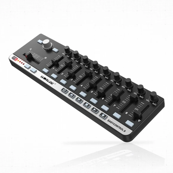 Portable Mini USB 9 Thin Control MIDI Controller, Painter