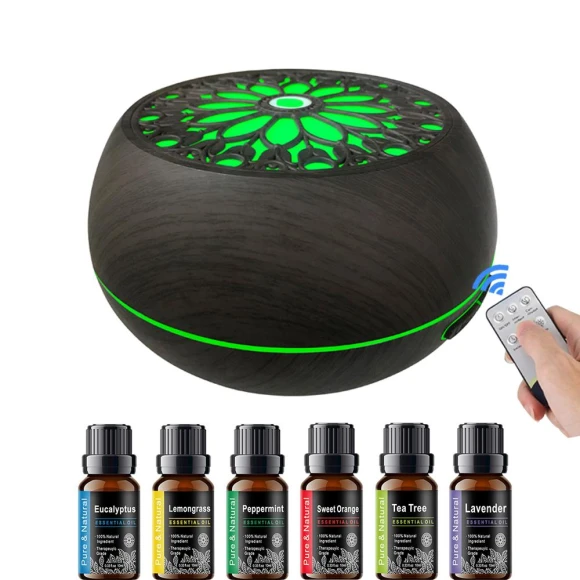 Smart Diffuser with App Control, Timer, and RGB Lighting — Essential Oil Diffuser, Mode Closet