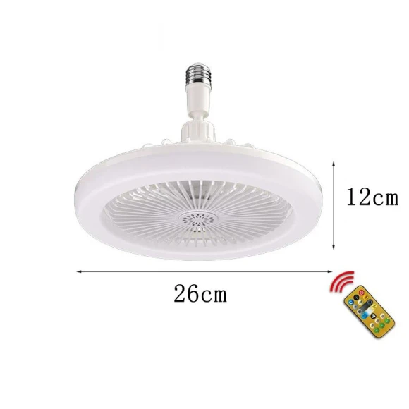Smart Silent LED Ceiling Fan with Remote Control, Binchi Lighting Appliances