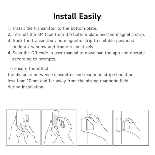 WiFi Door Window Sensor, IHSENO