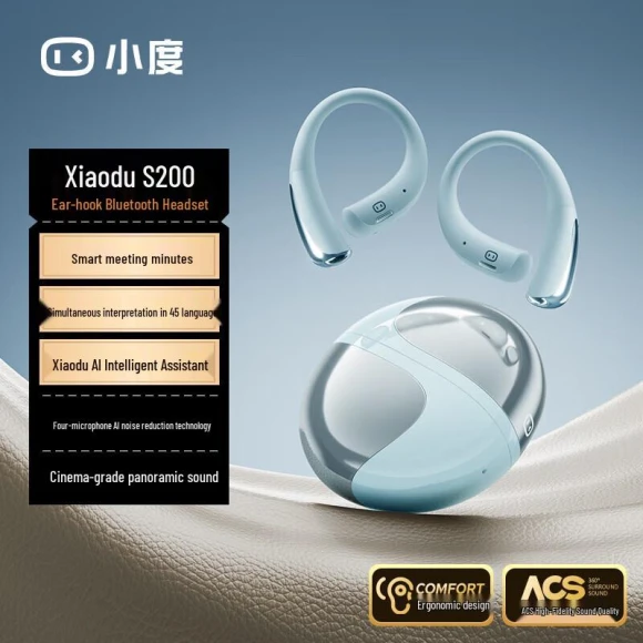 Open-Ear AI Noise Cancelling Headphones — Wireless Earbuds, Xiaodu