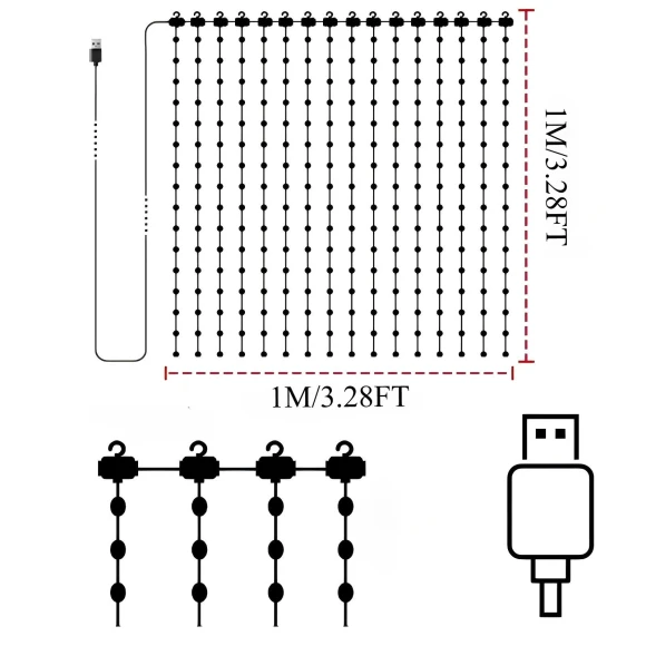 Smart LED Curtain Light — LED Strip Lights, Build My Home
