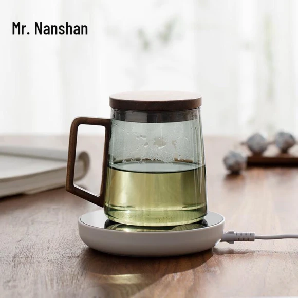 Smart Temperature Control Glass Tea Mug with Warmer — Smart Water Bottle, Mr. Nanshan