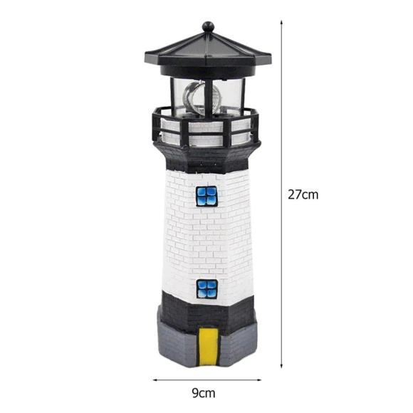 Solar LED Light with Smart Sensor and Rotating Beacon, Vinde Home