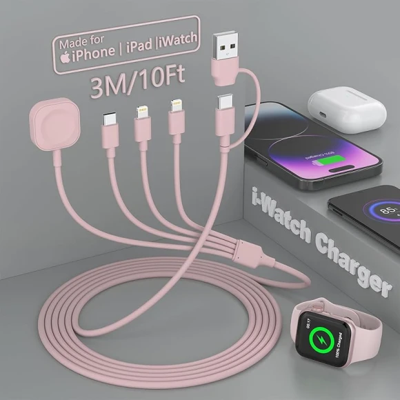 Travel 6-in-1 Multi USB C Universal Fast Charging Cable