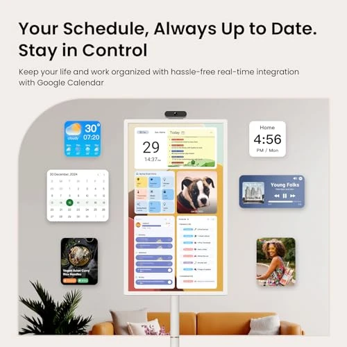 32 Inch FHD Smart Portable TV on Wheels — Smart TV, Apolosign