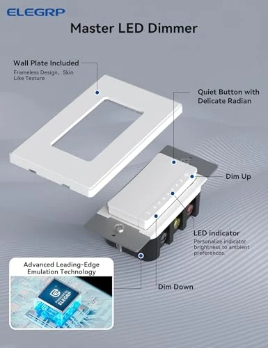 Multi-Location Dimmer Light Switch — Smart Switch, ELEGRP