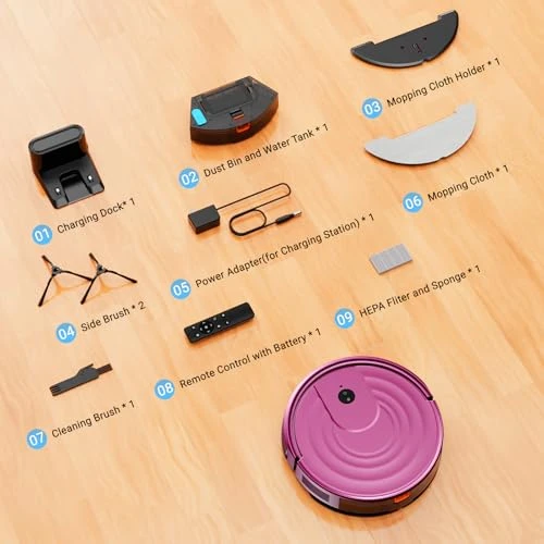 Robot Vacuum and Mop Combo — Robot Vacuum, MBYULO