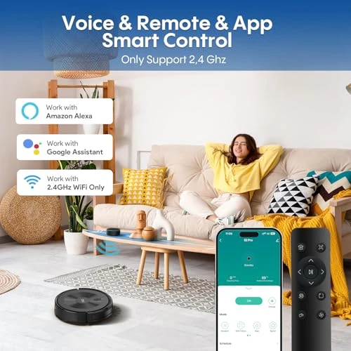 Robotic Vacuum Cleaner with Mop — Robot Vacuum, AZQQ