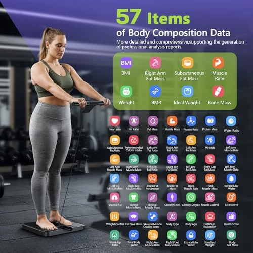 Smart Scale for Body Weight and Fat, BMI, Muscle Mass — Smart Scale, LVPIMAN