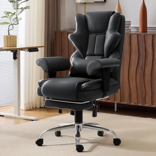 7-Point Massage Office Chair with Heating and Footrest — Massage Chairs, Mvpipi