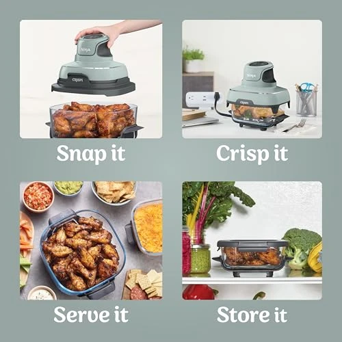 Crispi 4-in-1 Glass Air Fryer — Air Fryer, Ninja