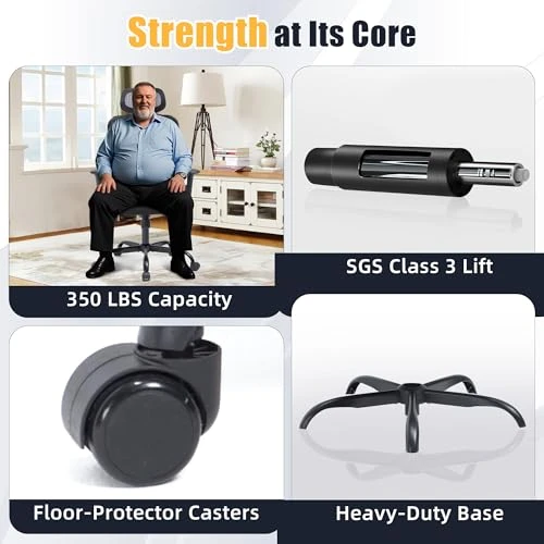 High Back Mesh Ergonomic Desk Chair — Smart Chairs, SweetGate