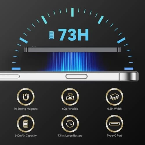 AI Voice Recorder with Magnetic Mount, Hagibis