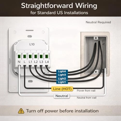 Large LCD Smart Light Switch — Smart Switch, LANBON