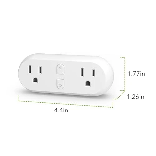 Smart Plug Outlet Extender Dual Socket — Smart Plug, HBN