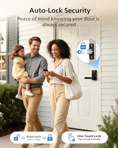 Wi-Fi Smart Door Lock with Handle — Smart Lock, Philips