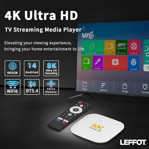4K UHD Streaming Device — Smart TV, LEFFOT